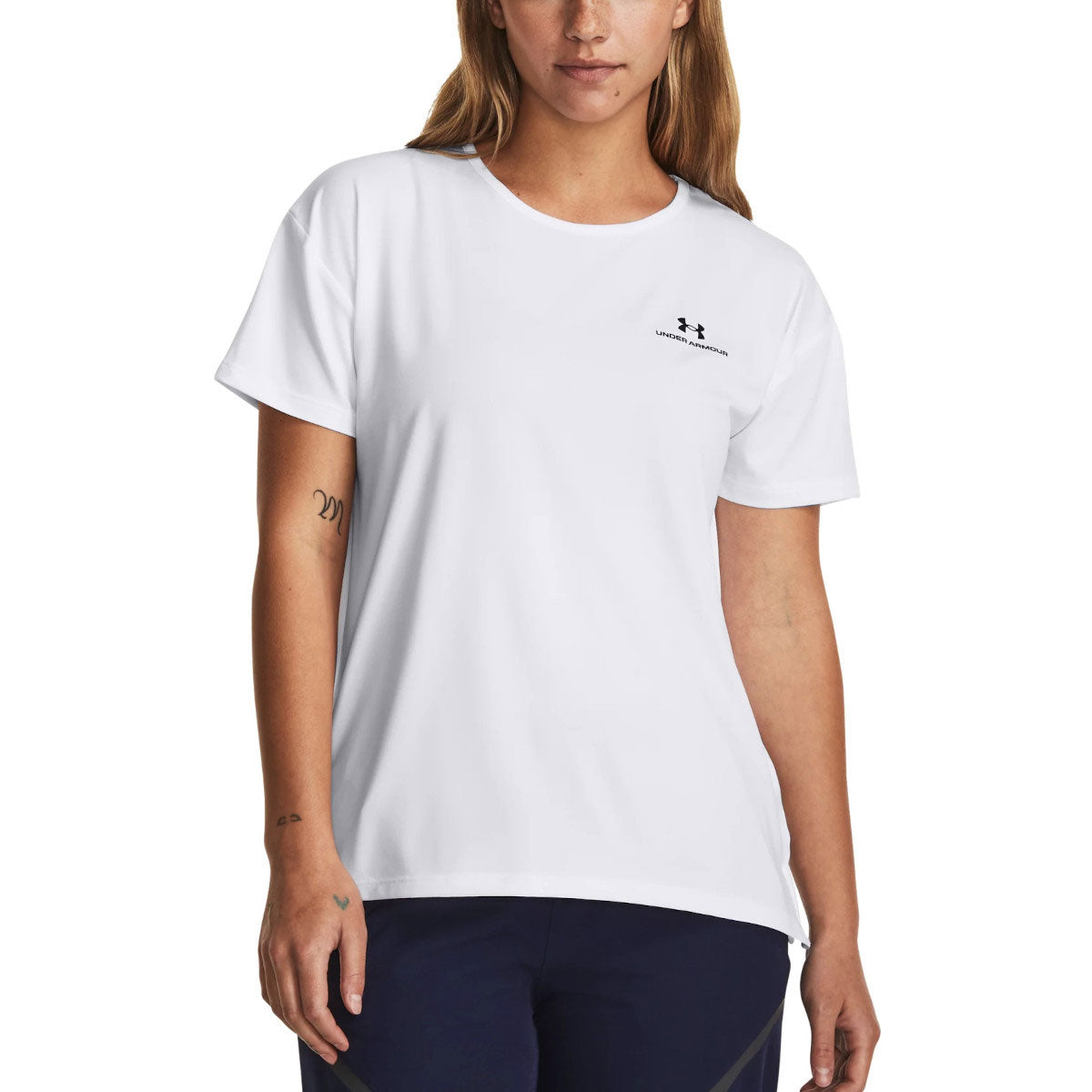 Under Armour Vanish Energy Short Sleeve Tee - Womens - White/Black