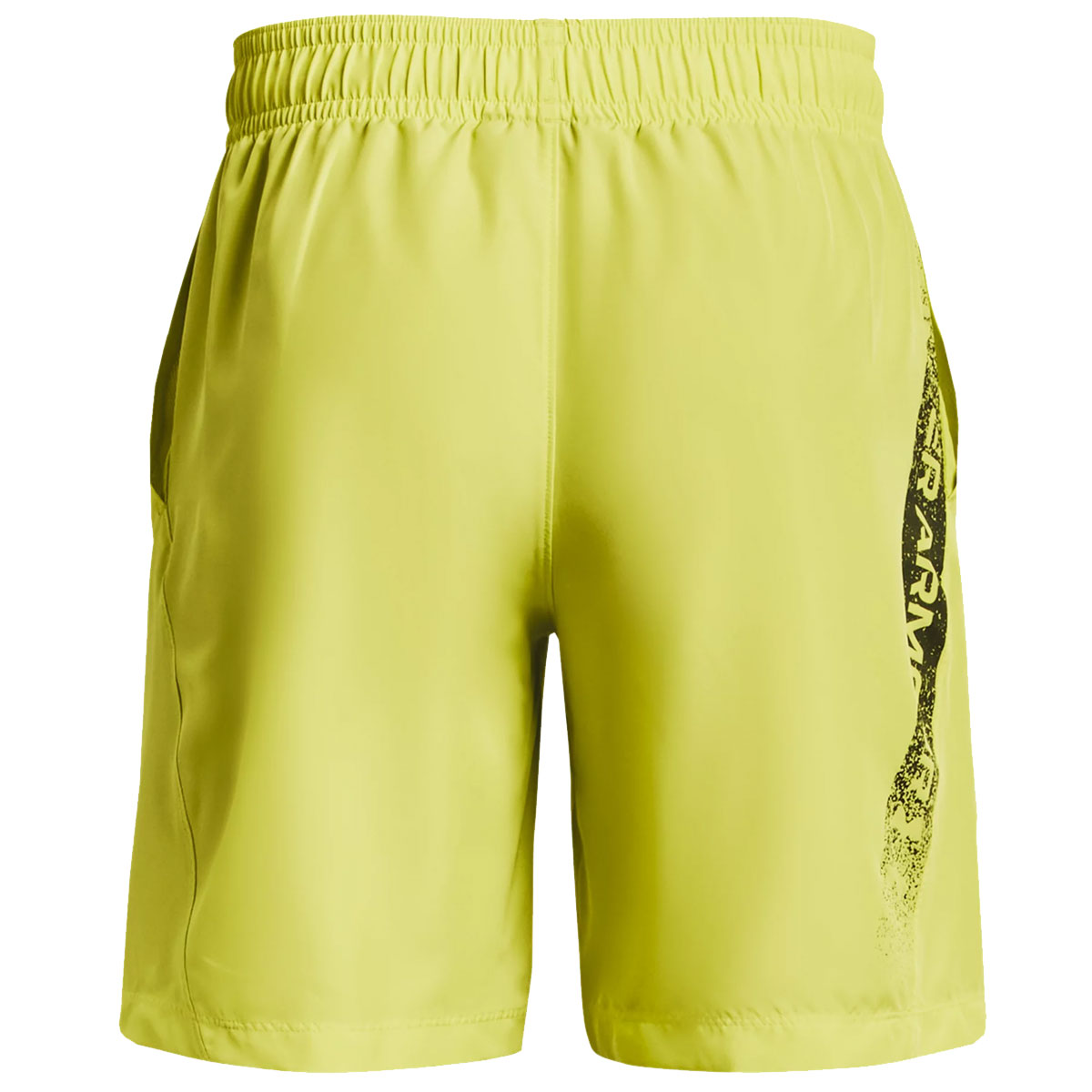 Under Armour Woven Graphic Shorts - Mens - Lime Yellow/Marine Green