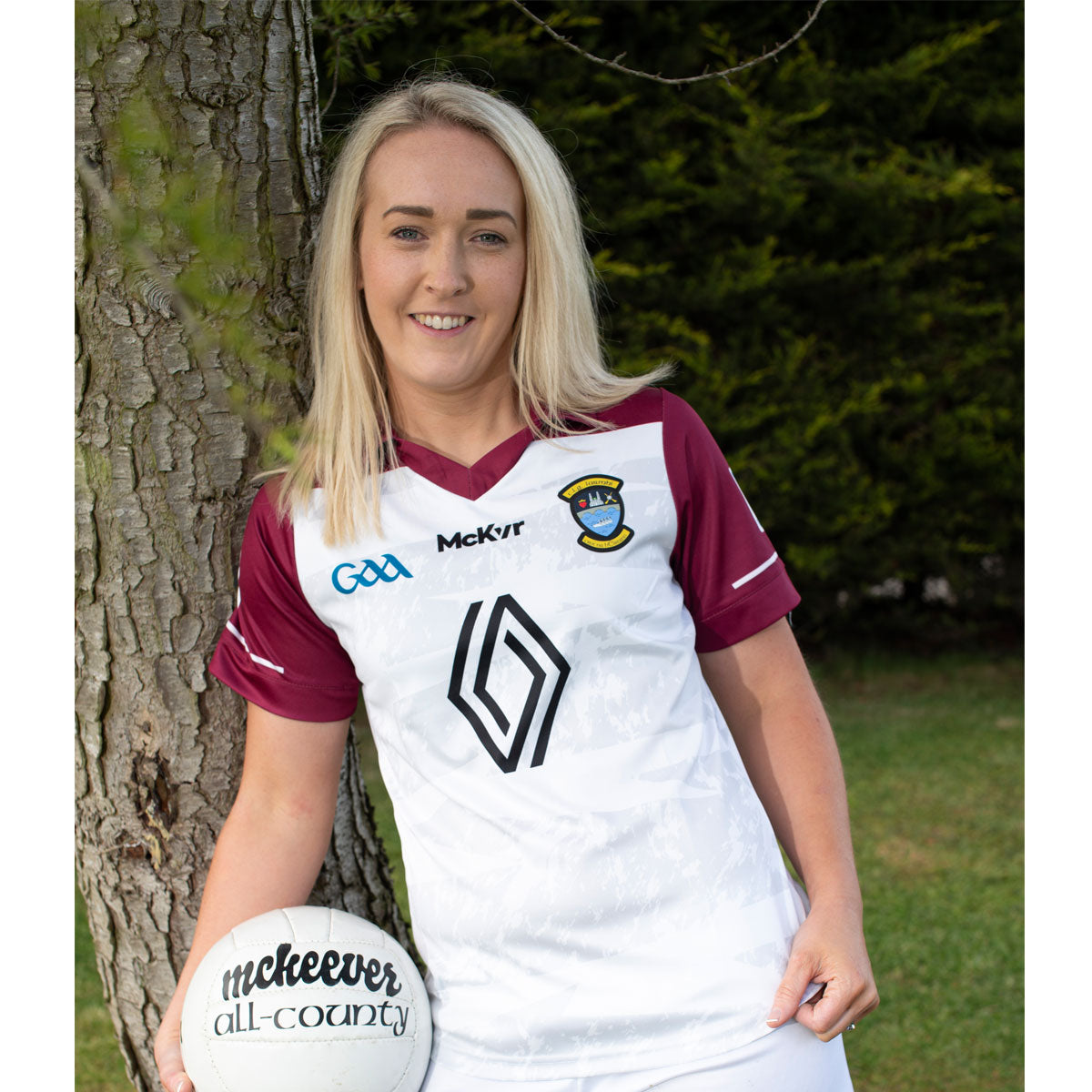 Mc Keever Westmeath GAA Goalkeeper Jersey - Womens - White/Maroon