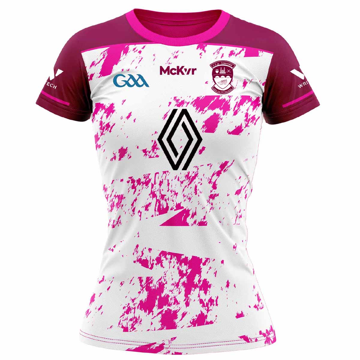 Mc Keever Westmeath GAA Training Jersey - Womens - White/Magenta/Maroon