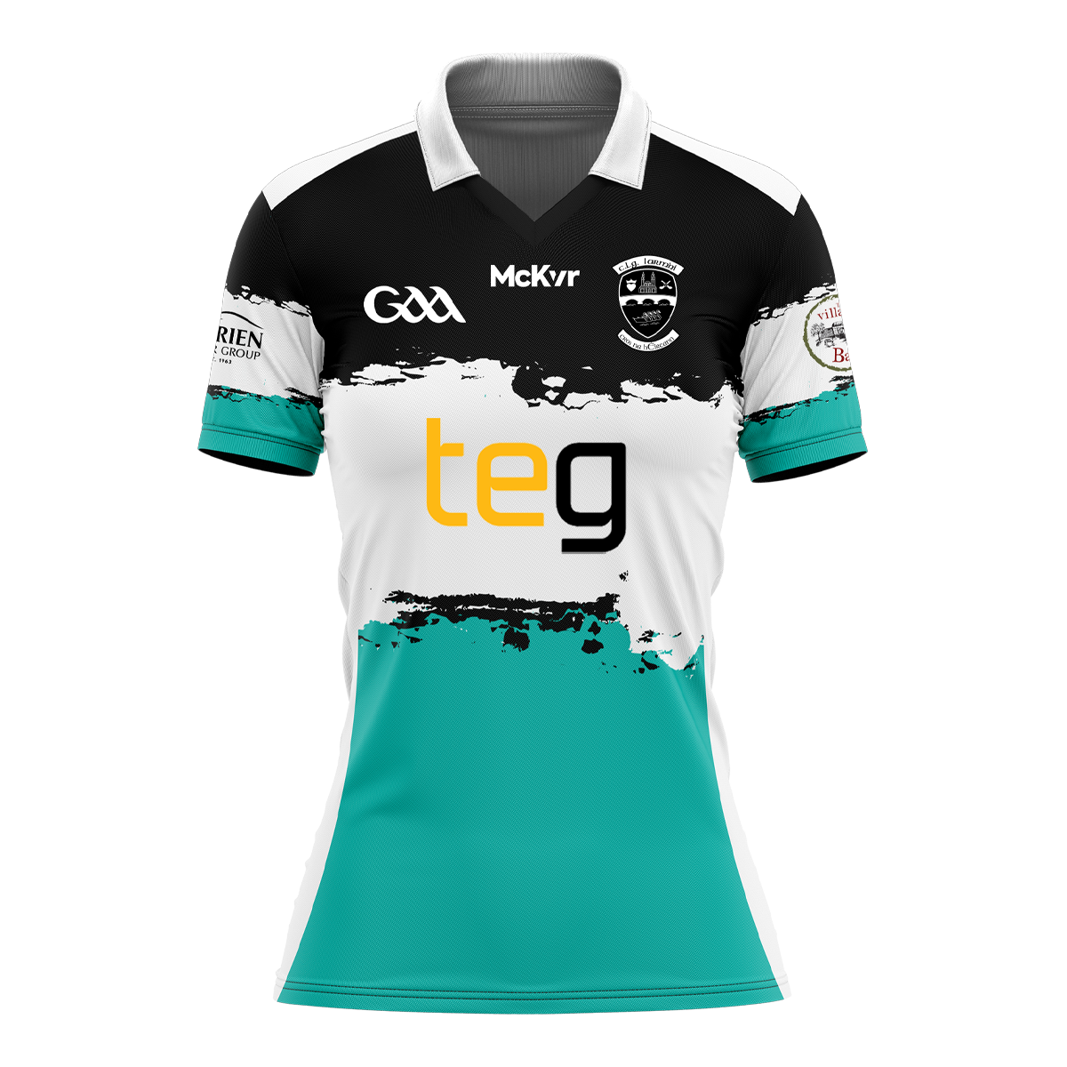 McKvr Westmeath GAA Goalkeeper Jersey Womens White Black Turq mckvr-westmeath-gaa-goalkeeper-jersey-womens-white-black-turq