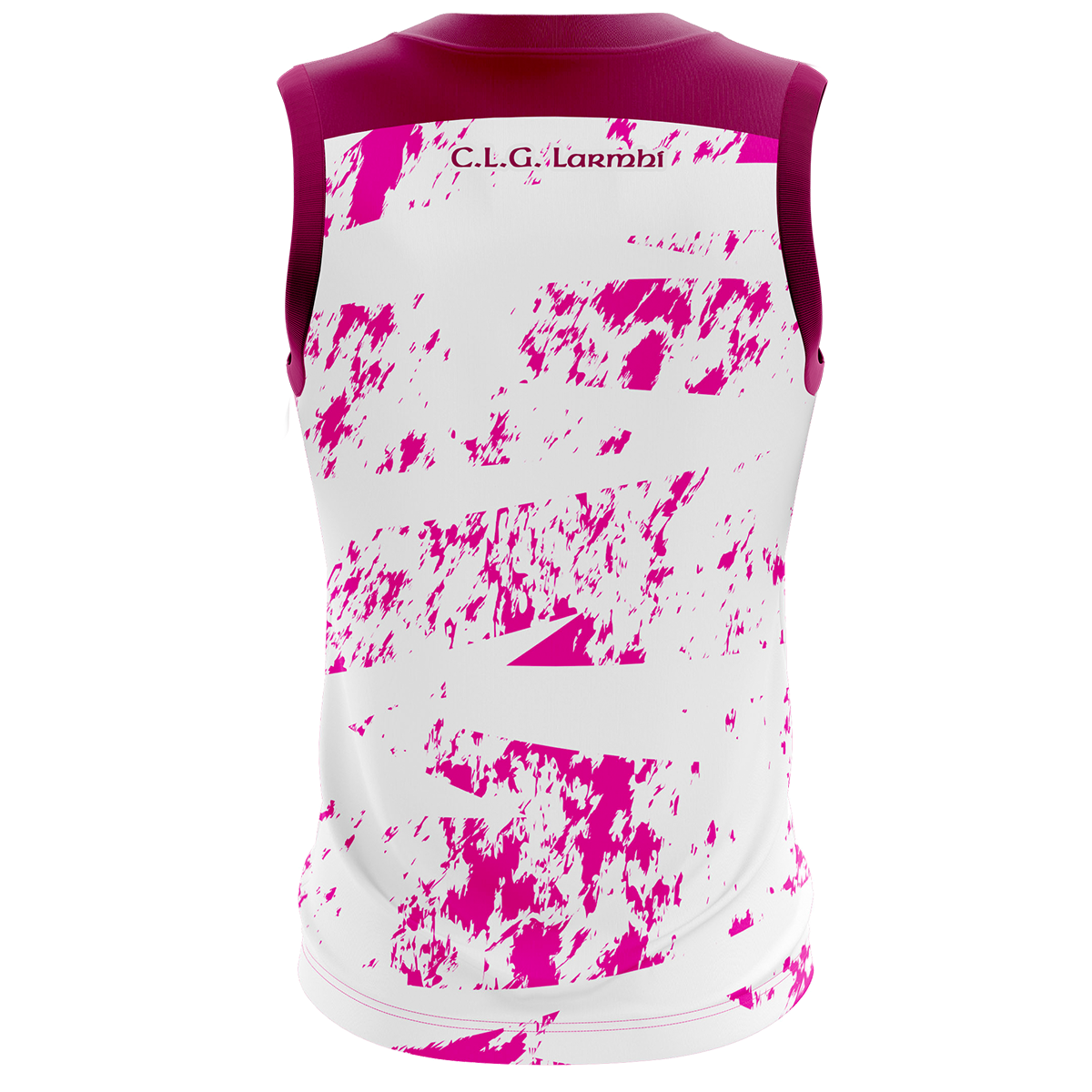 Mc Keever Westmeath GAA Training Vest - Womens - White/Magenta/Maroon