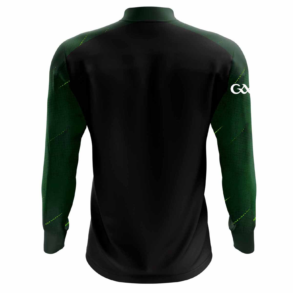 McKvr Westmeath GAA Boost 1/4 Zip Top - Adult - Black/Bottle Green/Pop Green