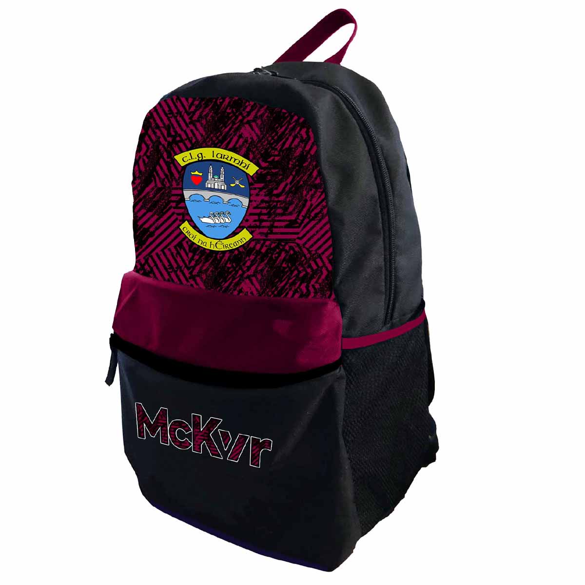 Mc Keever Westmeath GAA Boost Backpack - Black/Maroon