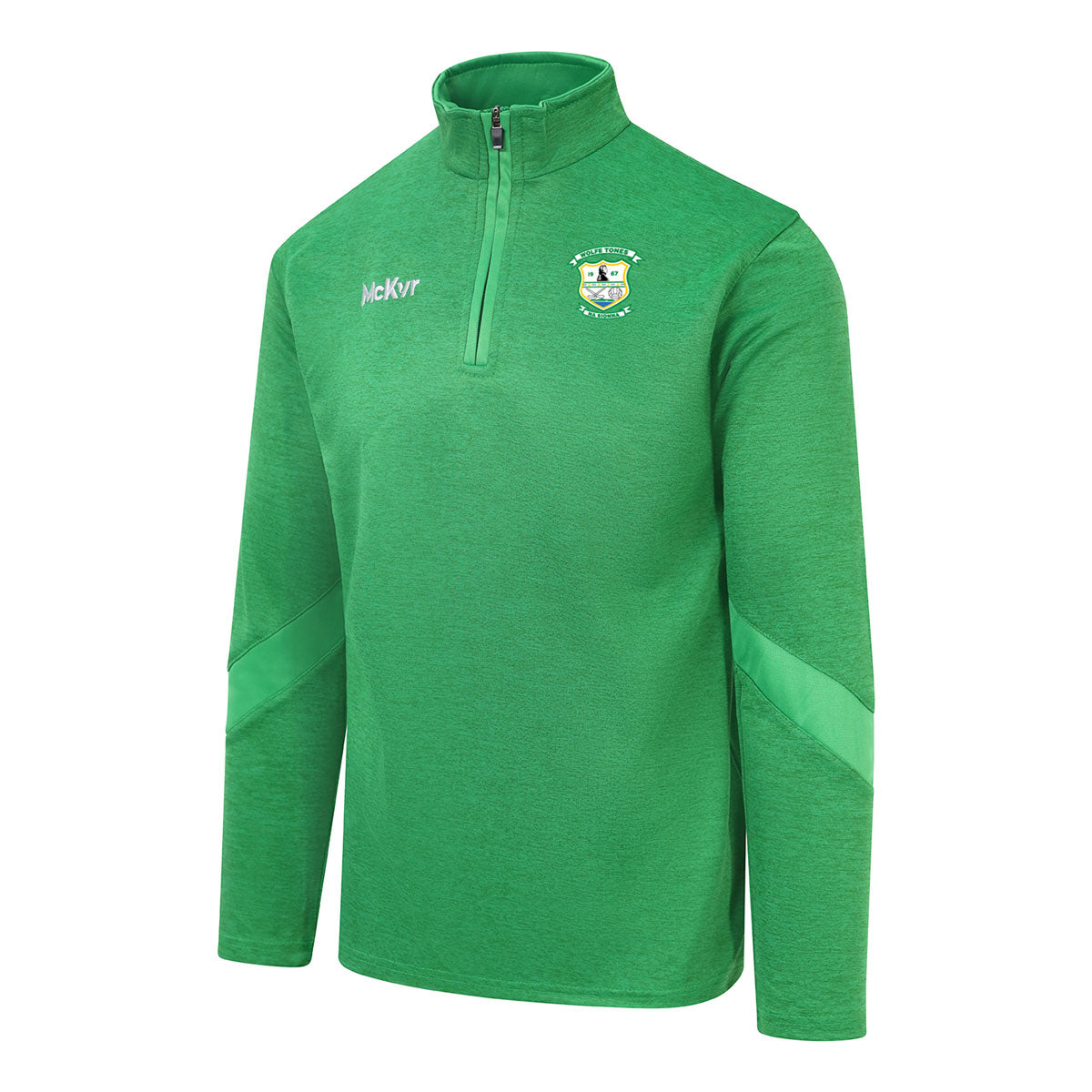 Mc Keever Wolfe Tones Na Sionna, Clare Core 22 1/4 Zip Top - Adult - Green