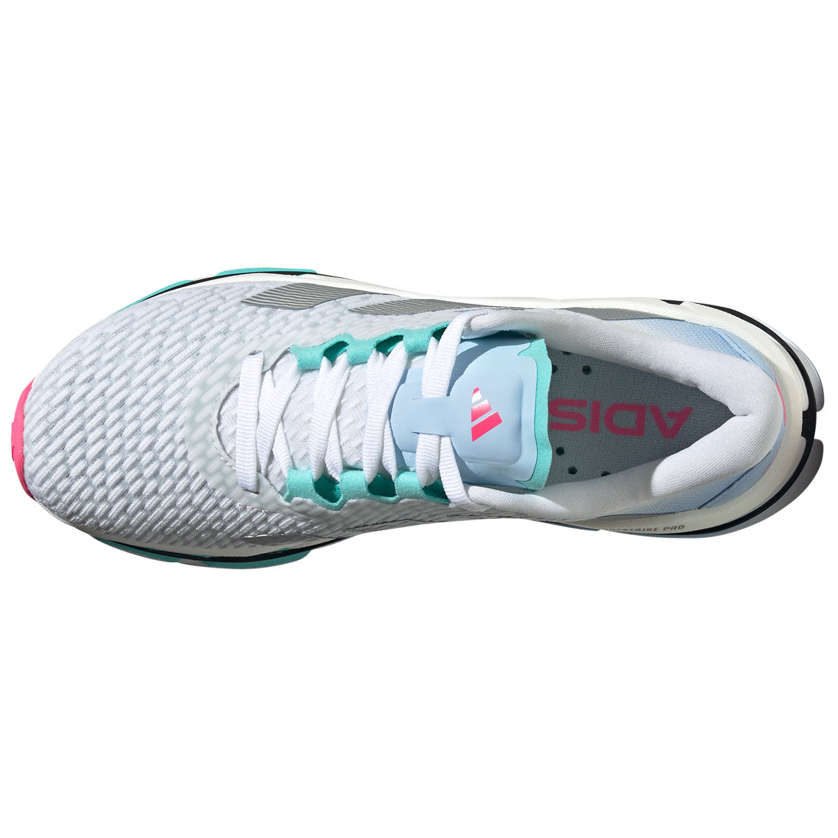 adidas Adistar Byd Running Shoes - Womens - White/Silver Metallic/Flash Aqua