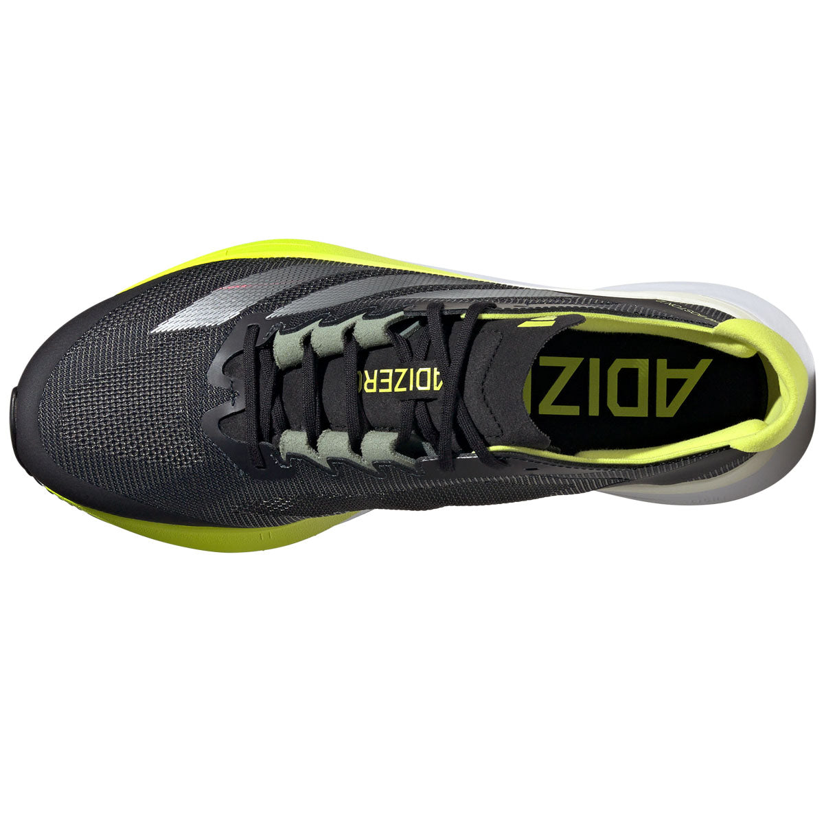 adidas Adizero Boston 12 Running Shoes - Mens - Ink/Silver/Lime