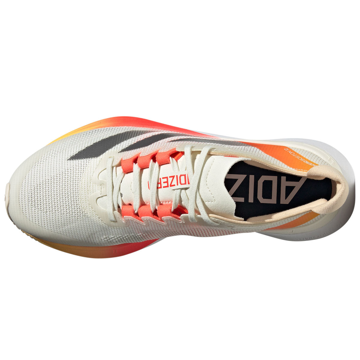 adidas Adizero Boston 12 Running Shoes - Womens - Grey/Orange/Black