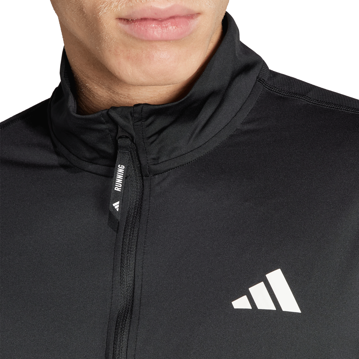 adidas Own The Run Half Zip Top Mens Black McKeever Sports IE