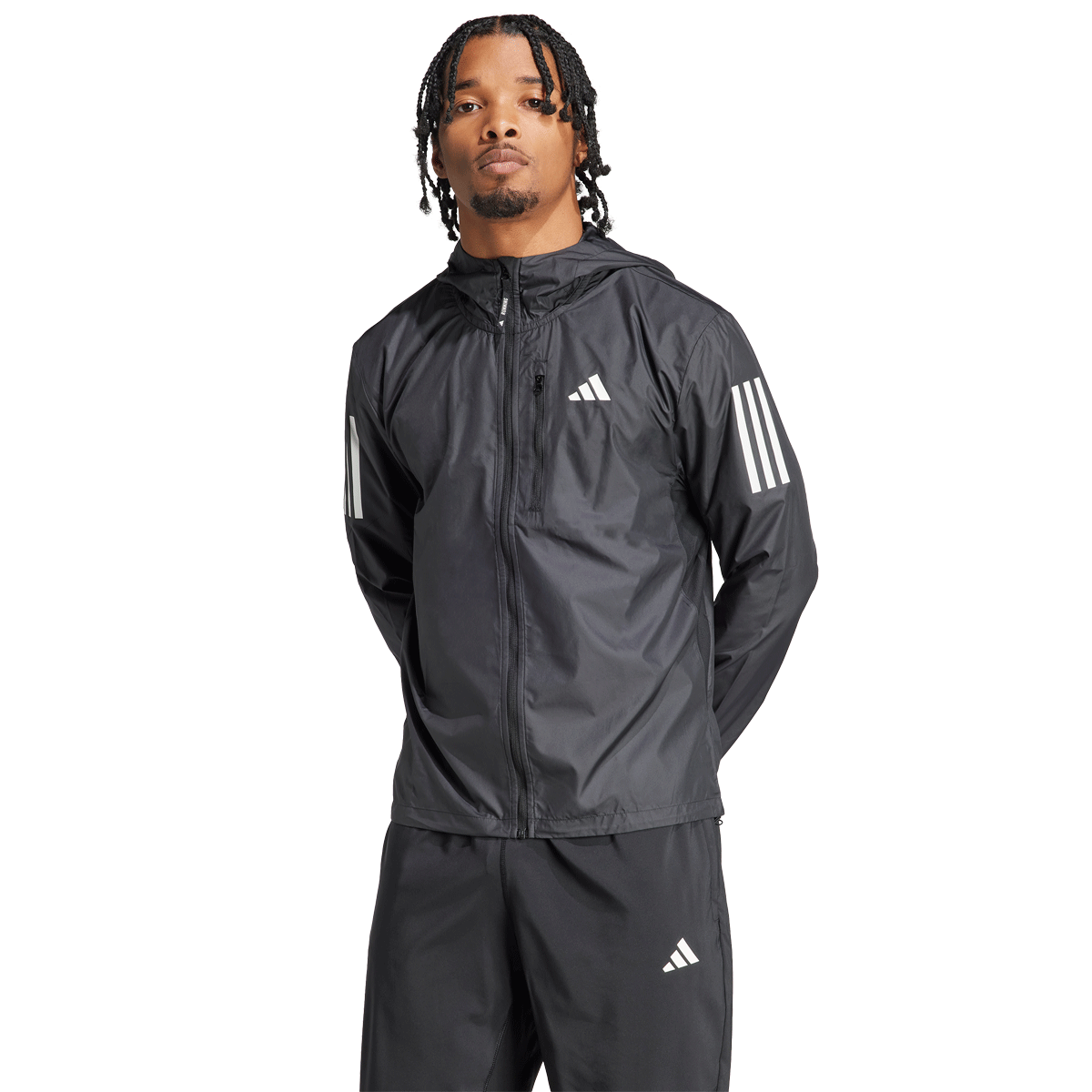 adidas Own the Run Jacket - Mens - Black