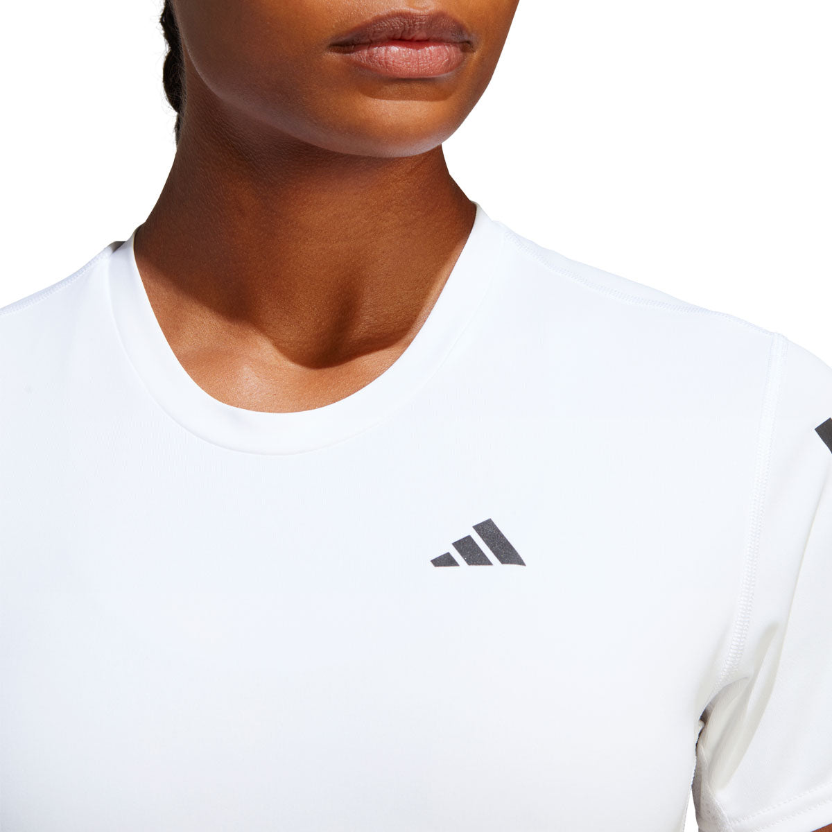 adidas Own The Run Short Sleeve Tee - Womens - White