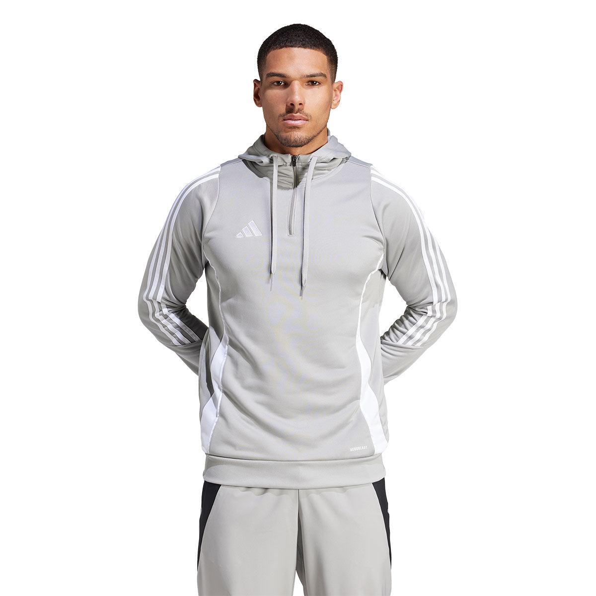 adidas Tiro 24 Training Hoodie - Adult - Team Mid Grey