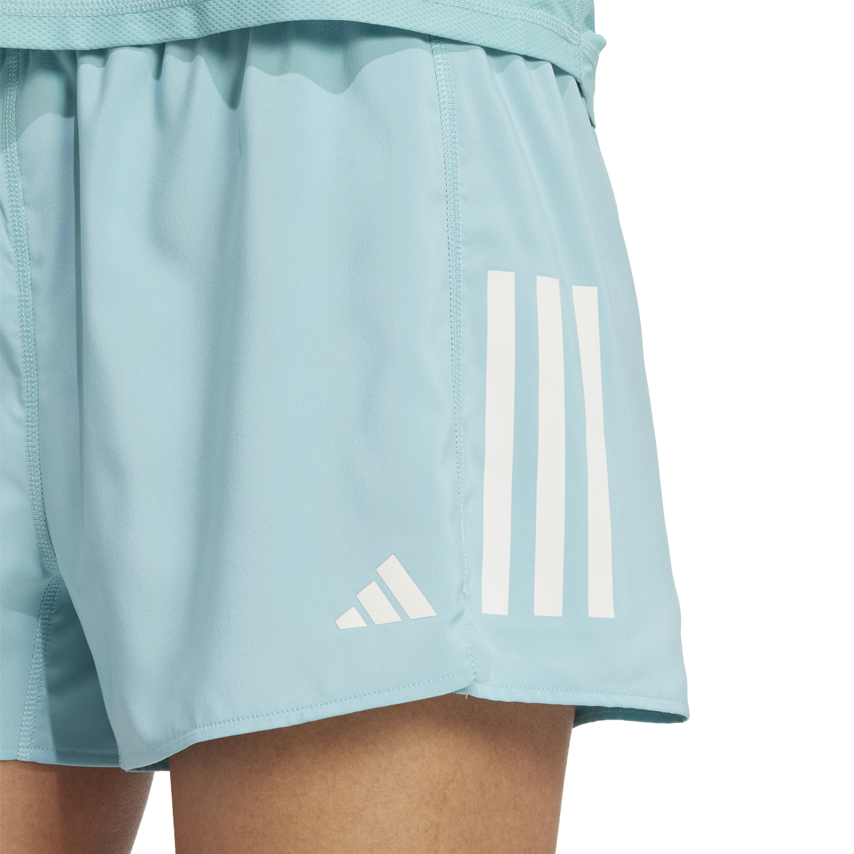 adidas Own The Run 4 Inch Shorts - Womens - Mint Ton
