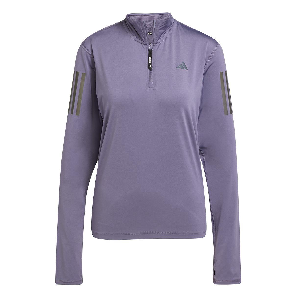 adidas Own The Run Half Zip Jacket - Womens - Purple