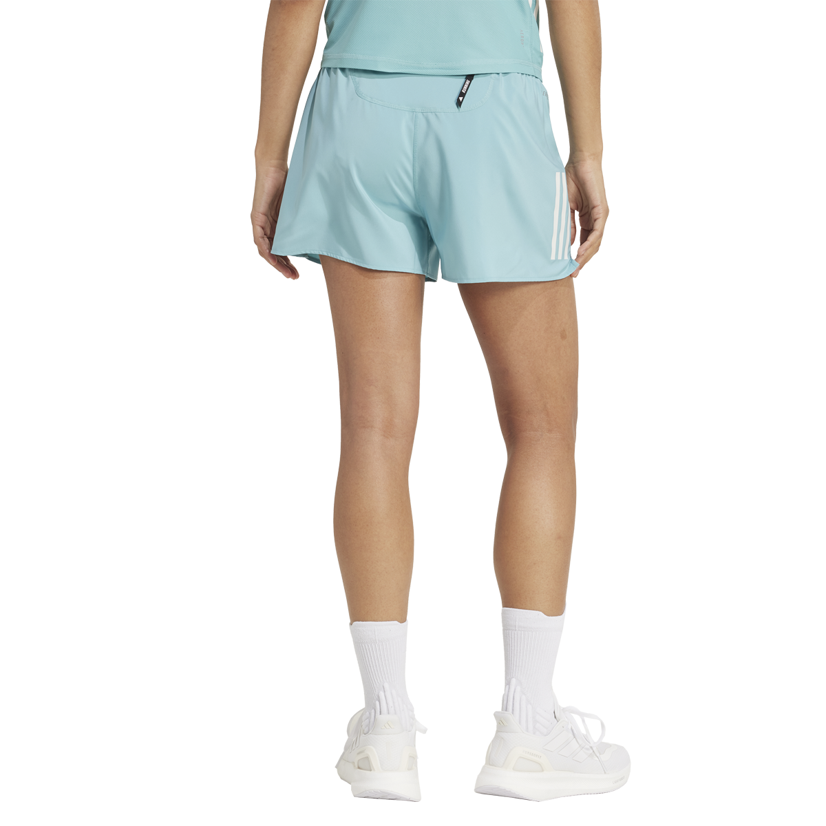 adidas Own The Run 4 Inch Shorts - Womens - Mint Ton