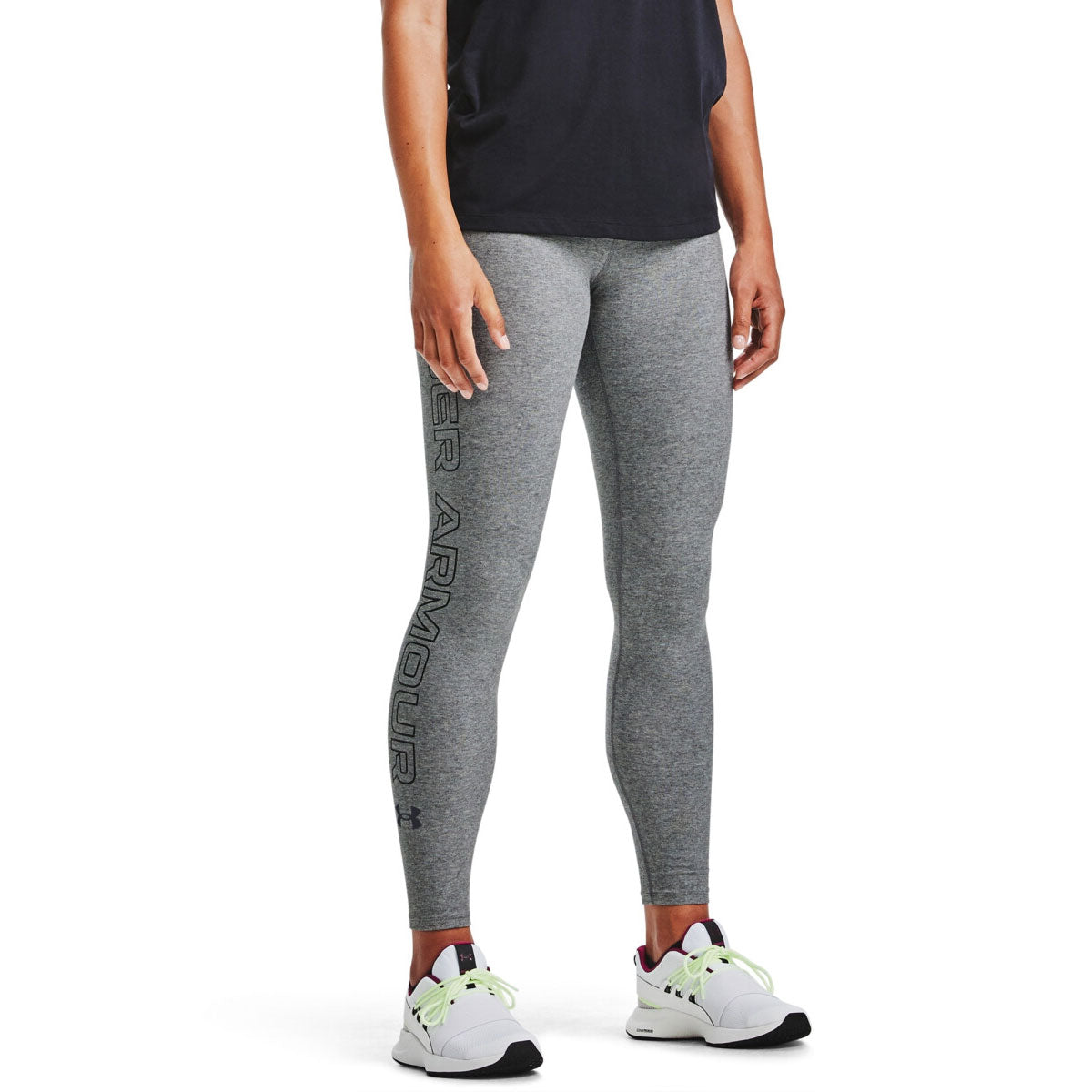 Under Armour Favourite WM Leggings - Womens - Carbon Heather/Black
