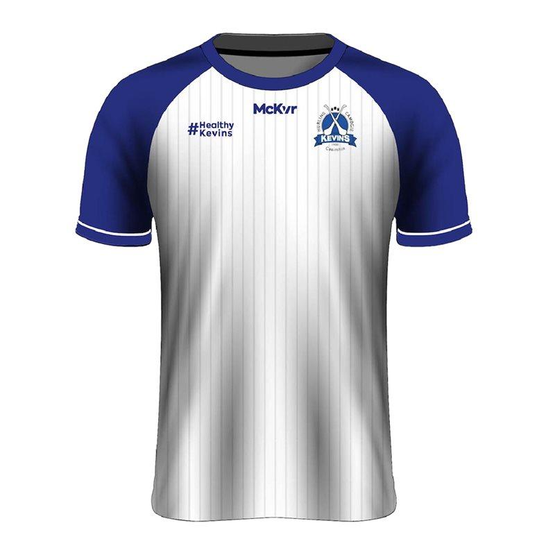 Mc Keever Kevins Hurling & Camogie Jersey - Youth - White/Blue