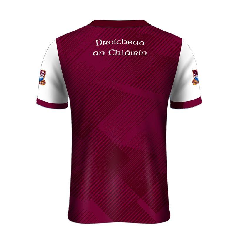 Mc Keever Clarinbridge GAA Playing Jersey - Adult - Maroon/White