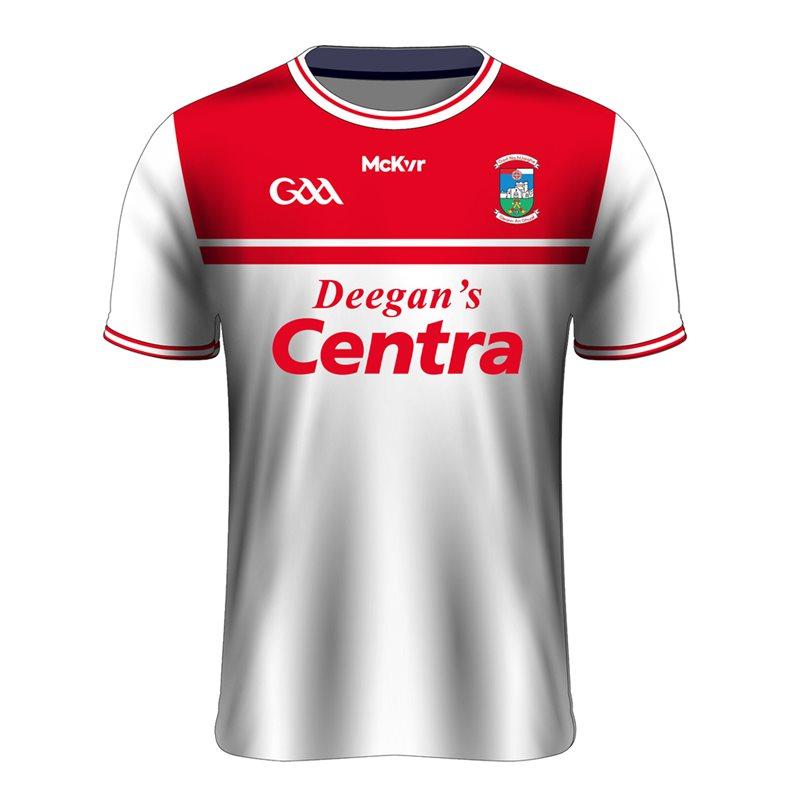 Mc Keever Gortnahoe-Glengoole GAA Mens Training Goalkeepers Jersey - Tight Fit -  White/Red
