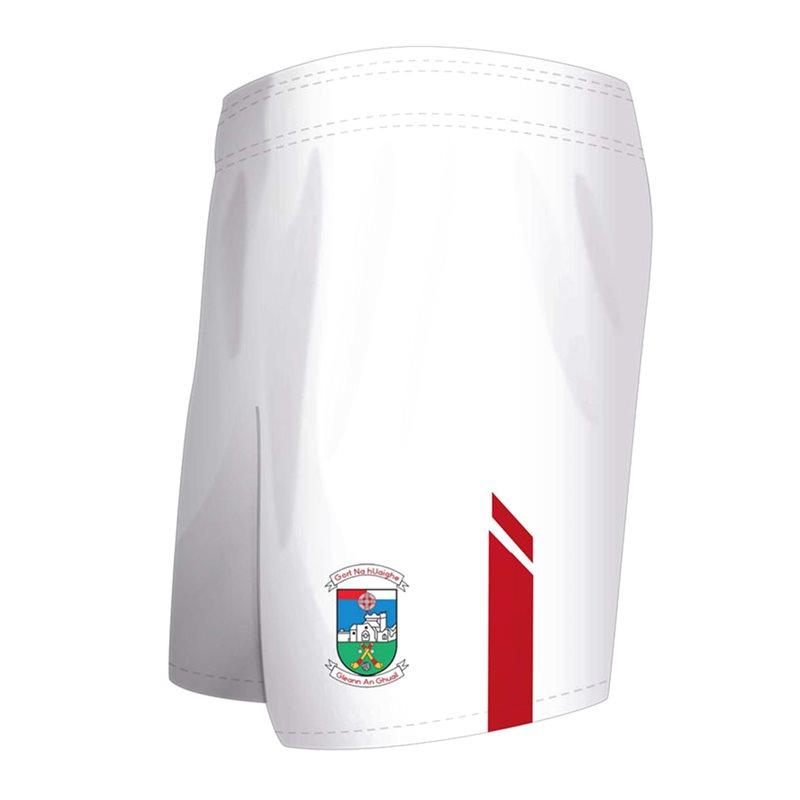 Mc Keever Gortnahoe-Glengoole GAA Training Shorts - Youth -  White/Red