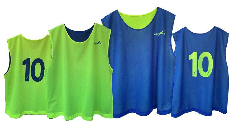 LS Numbered Reversible Bibs - Youth 9-14 Years - 20 Pack