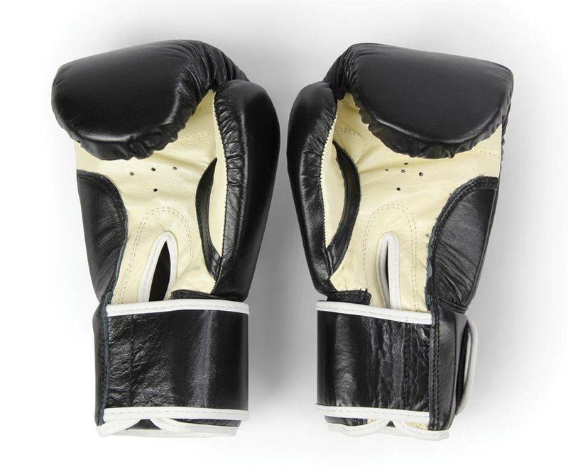 Fitness Mad Leather Sparring Gloves - Black