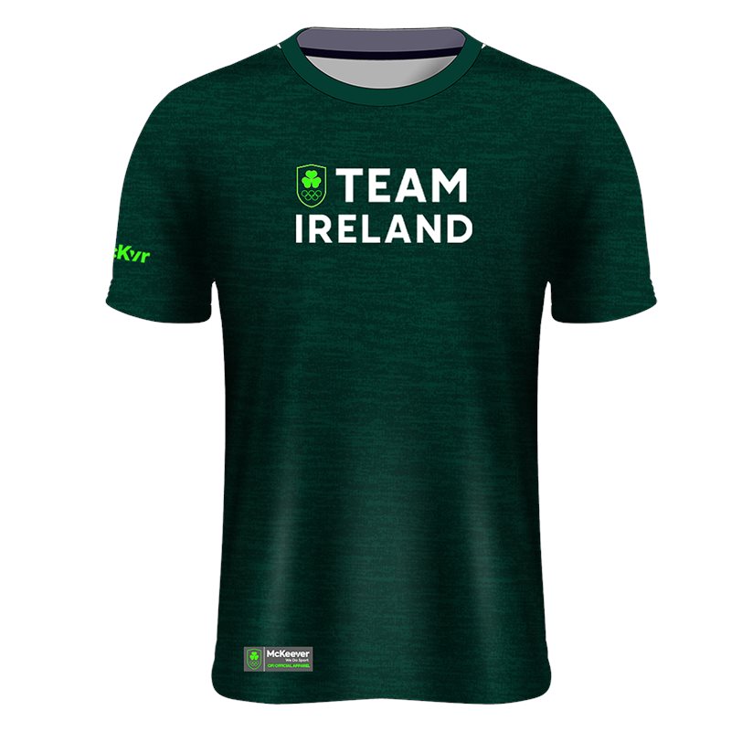 Mc Keever Team Ireland Tech Knit Tee - Mens - Green