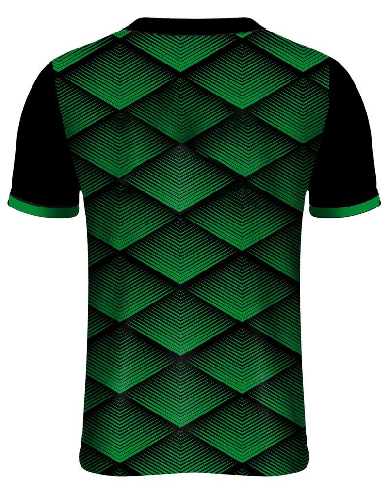 Mc Keever Sarsfields GAA Training Jersey - Adult - Green/Black - Player Fit