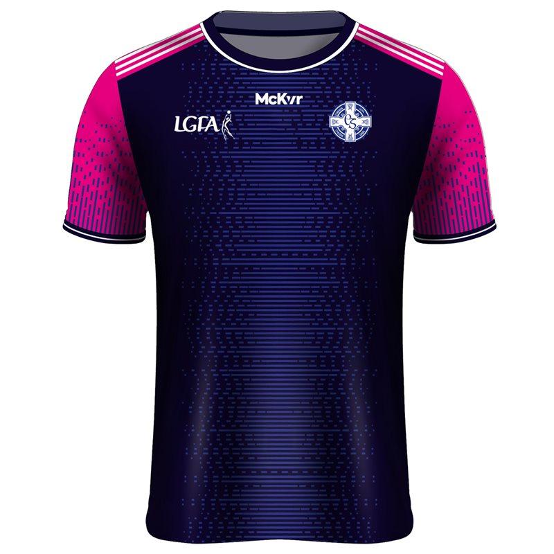 Mc Keever Clan na Gael CLG Training Jersey - Womens - Navy/Pink