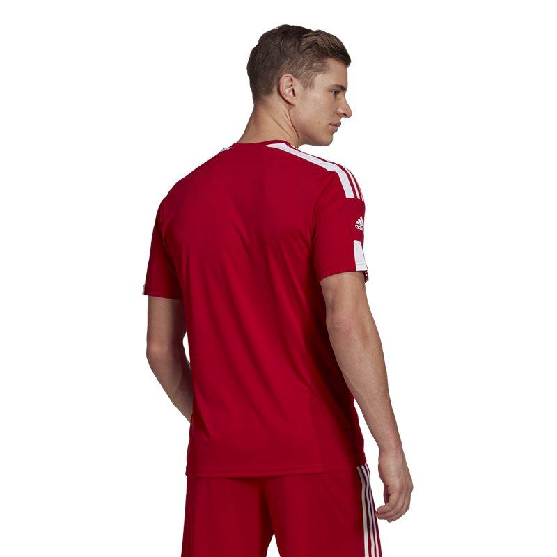 adidas Squadra 21 Short Sleeve Training Tee - Adult - Red/White