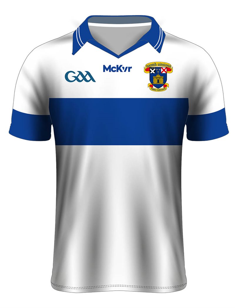 Mc Keever St Vincents GAA Official Tight Fit Jersey - Mens - White