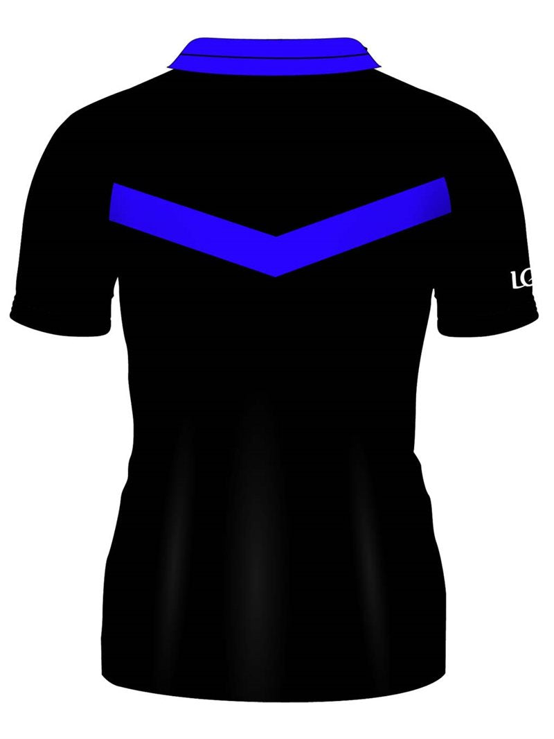 Mc Keever Tipperary Ladies LGFA Official Knit Polo Top - Womens - Black/Bolt Blue