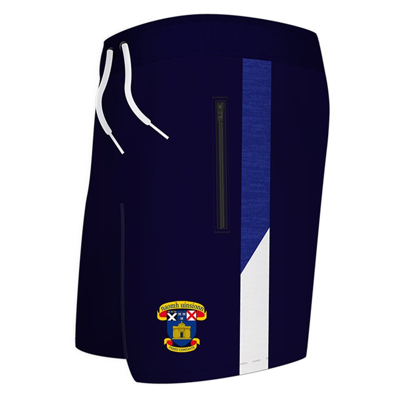 Mc Keever St Vincents GAA Leisure Shorts - Youth - Navy/Royal/White