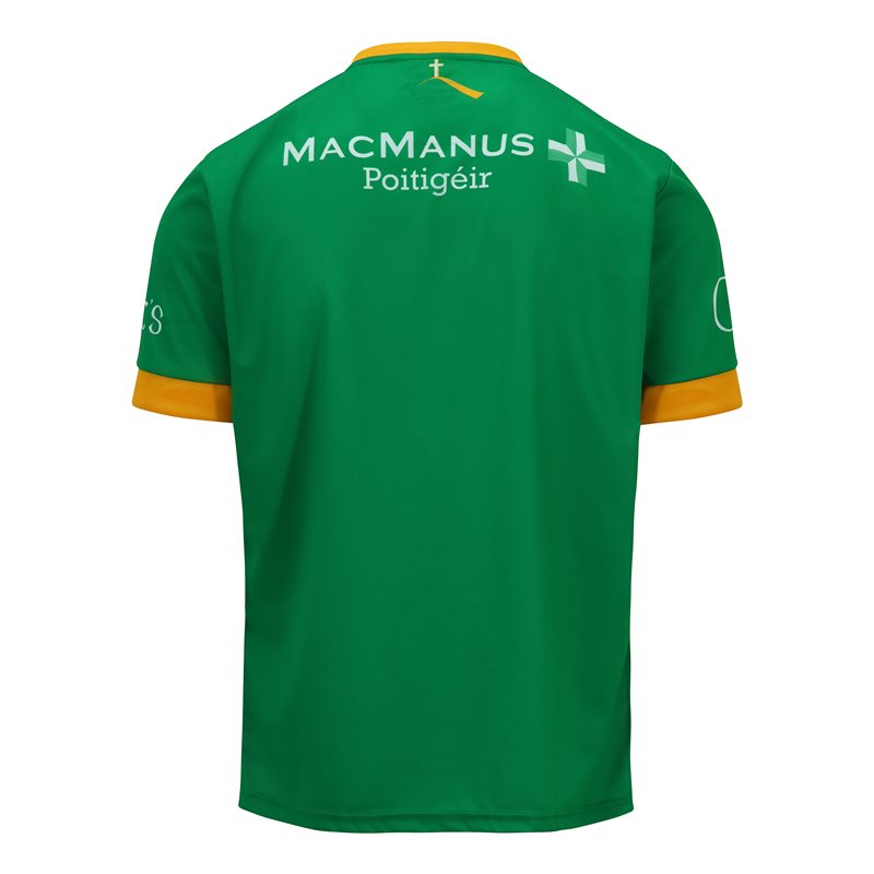 Mc Keever Leitrim GAA Official Home Jersey - Kids - Green/Gold