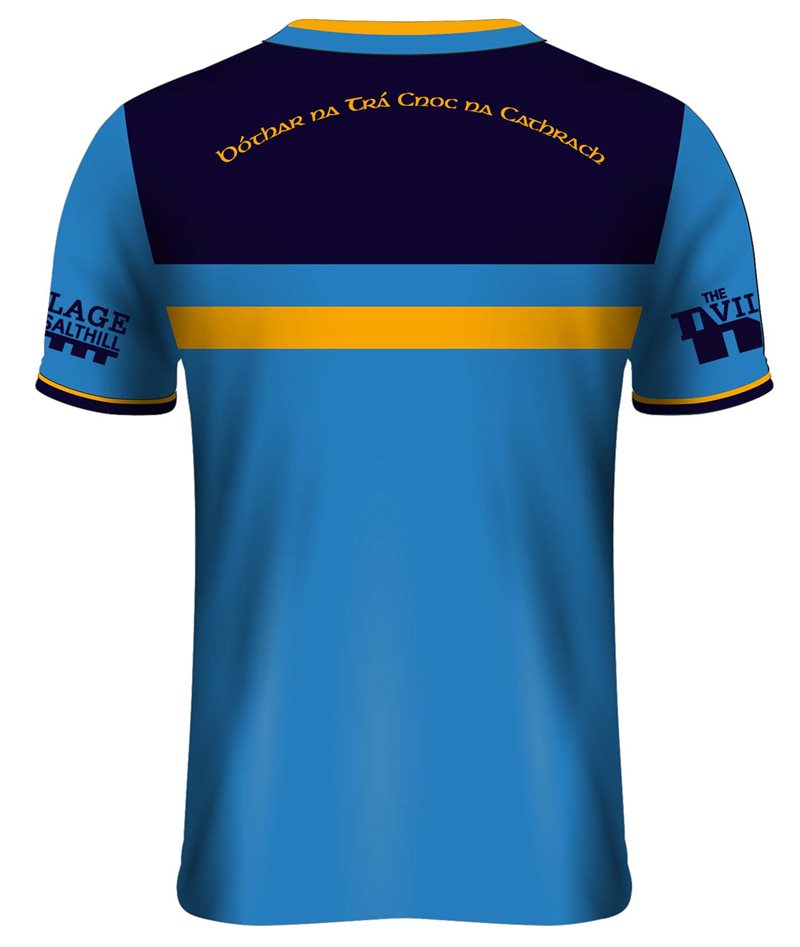 Mc Keever Salthill Knocknacarra GAA Jersey - Youth - Marine Blue/Navy/Amber
