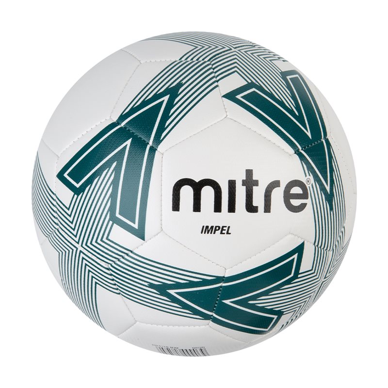 Mitre Impel L30P Football - White/Dark Green/Black