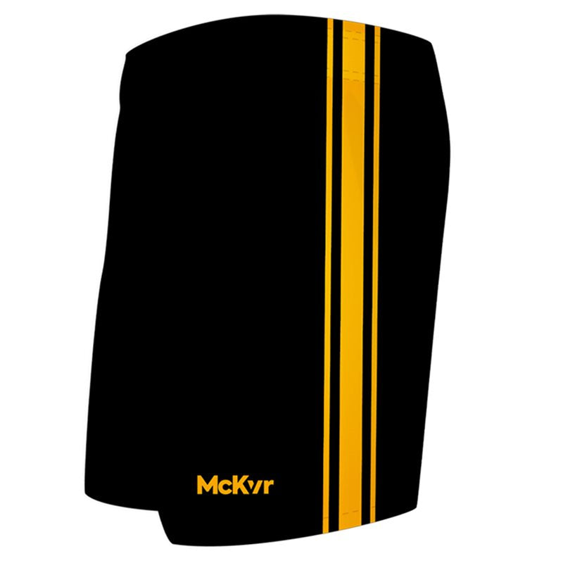 Mc Keever Core 22 GAA Shorts - Adult - Black/Amber