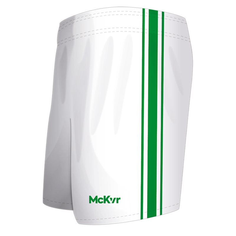 Mc Keever Core 22 GAA Shorts - Adult - White/Green