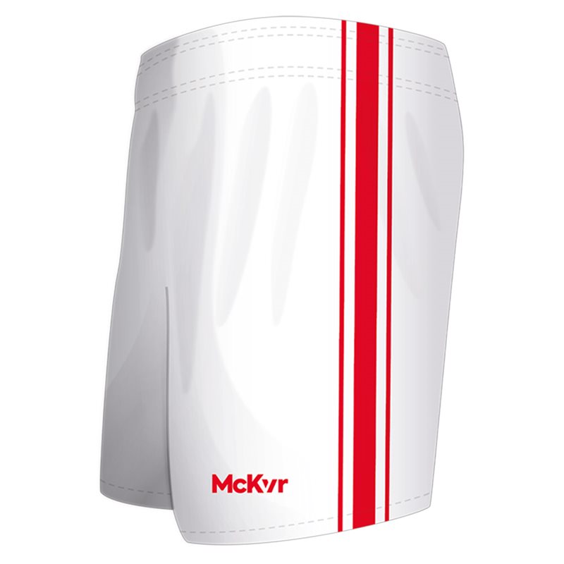 Mc Keever Core 22 GAA Shorts - Adult - White/Red
