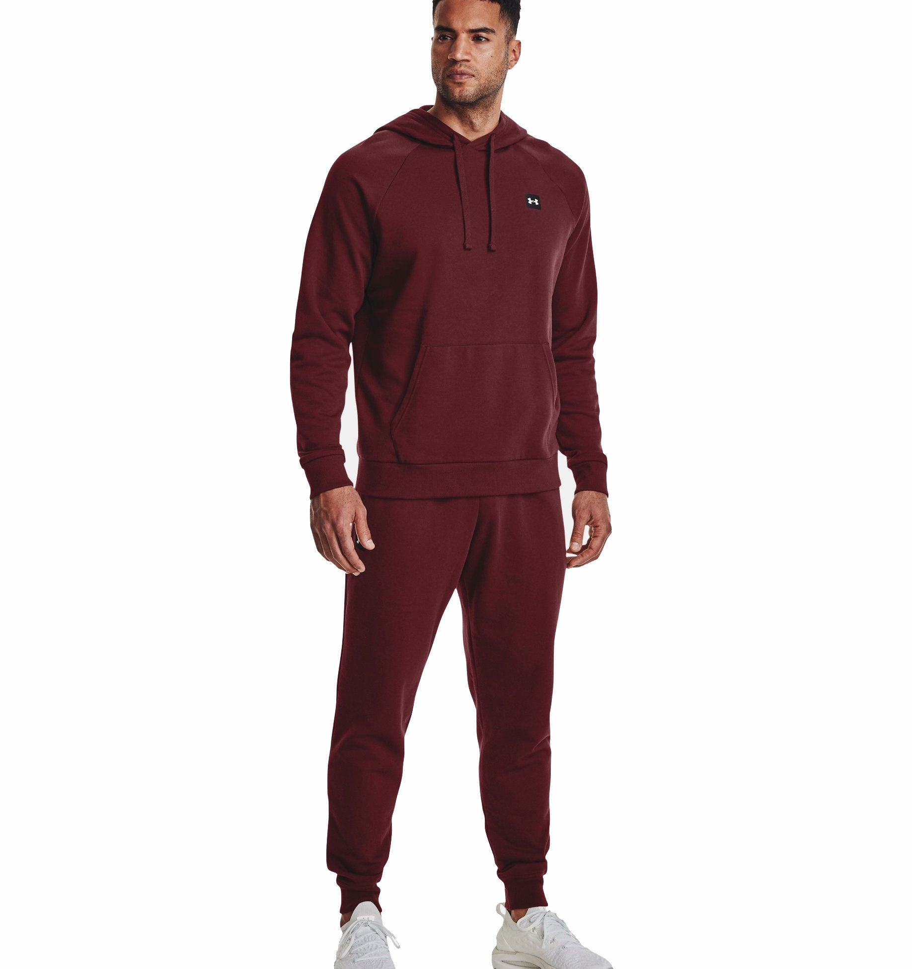 Under Armour Rival Fleece Sweat Pants - Mens - Chestnut Red/Onyx White