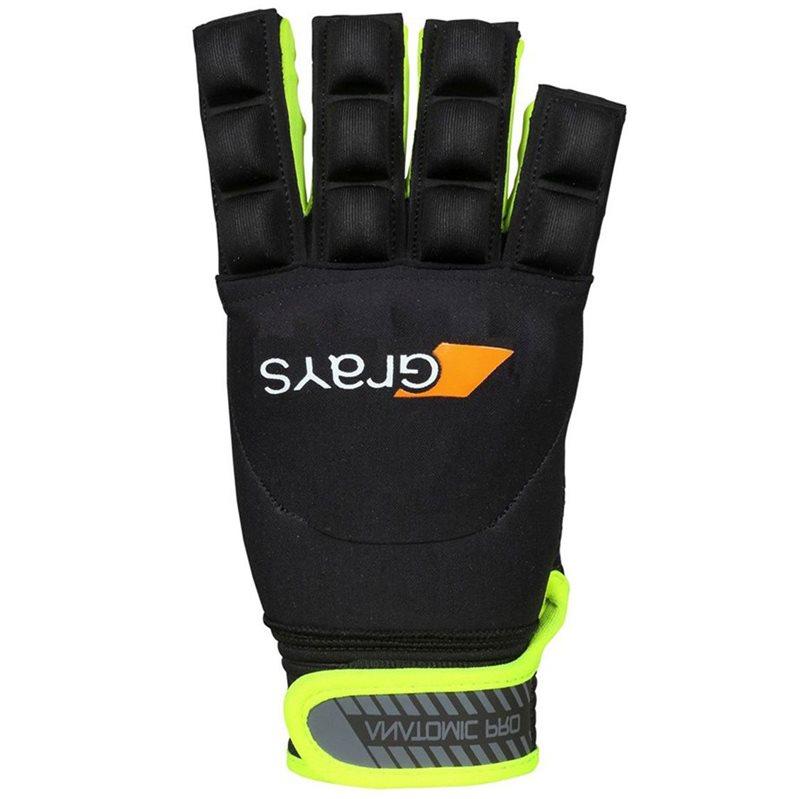 Grays Hurling / Hockey Anatomic Pro Glove Right Hand - Black/Neon Yellow