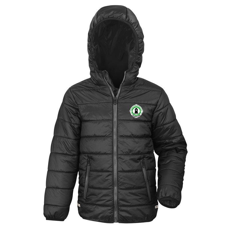 Result Enniskerry Youth FC Core Padded Jacket - Youth - Black