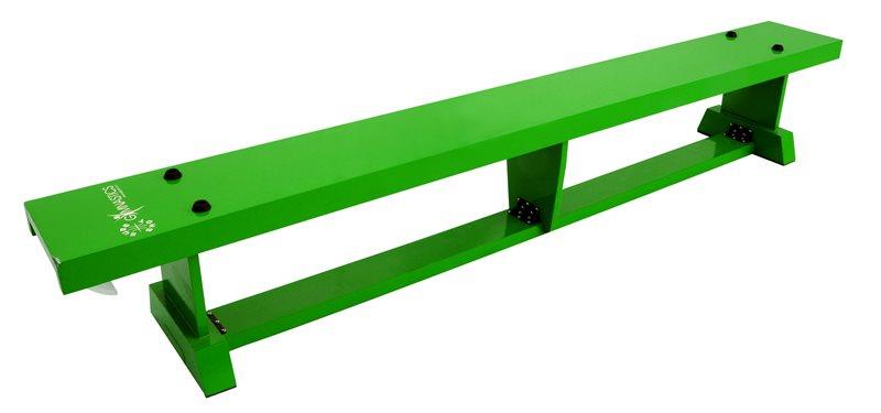 Sure Shot Lite Wood Coloured Bench 2m long (6ft 7in) - Green