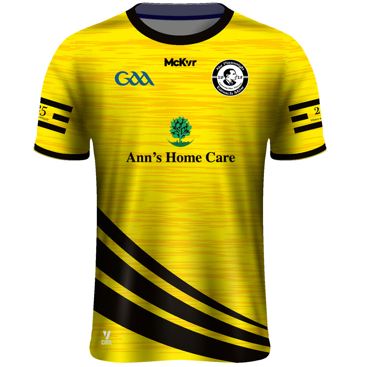 Mc Keever Na Piarsaigh Eanach Mor CLG Goalkeeper Player Fit Jersey - Adult - Yellow/Black