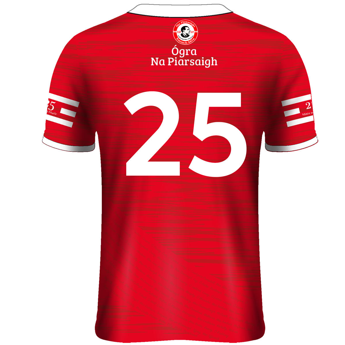 Mc Keever Na Piarsaigh Eanach Mor CLG Numbered Match Jersey - Adult - Red