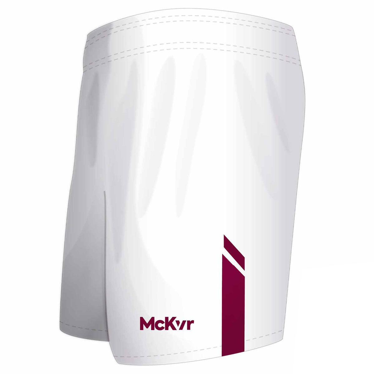 Mc Keever Argideen Rangers GAA Playing Short - Adult - White/Maroon