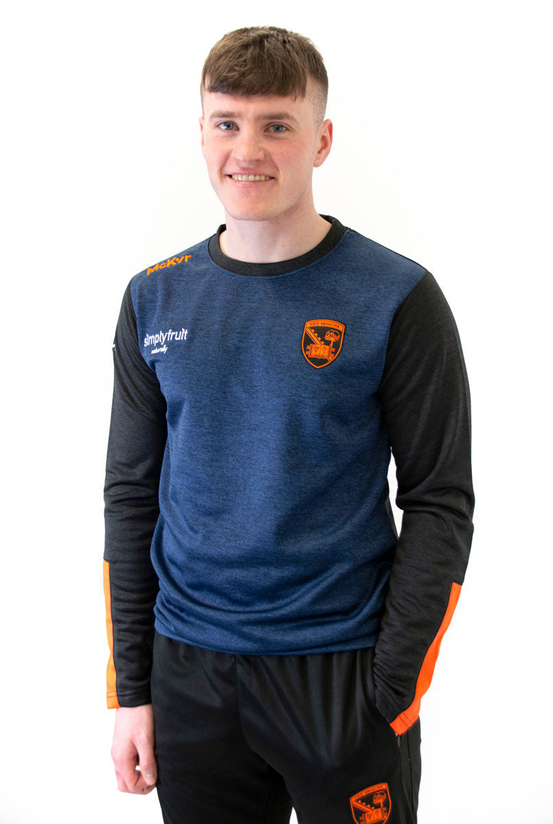 Mc Keever Armagh GAA Official Pulse Sweat Top - Adult - Navy/Black/Orange