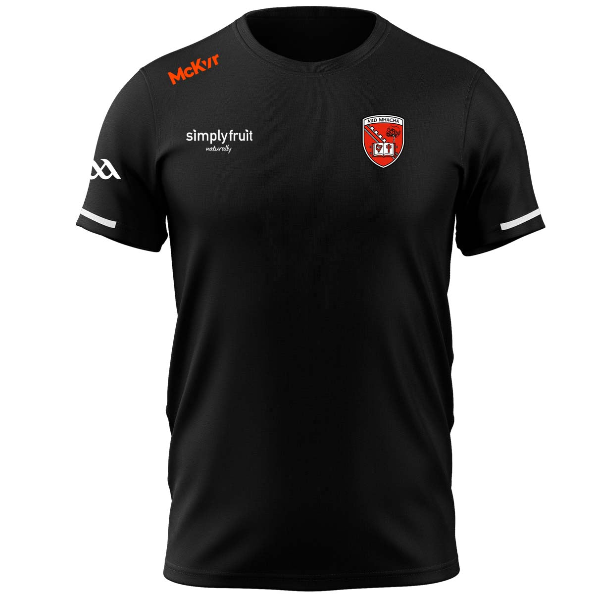 Mc Keever Armagh GAA Official Vital Training T-Shirt - Youth - Black/White