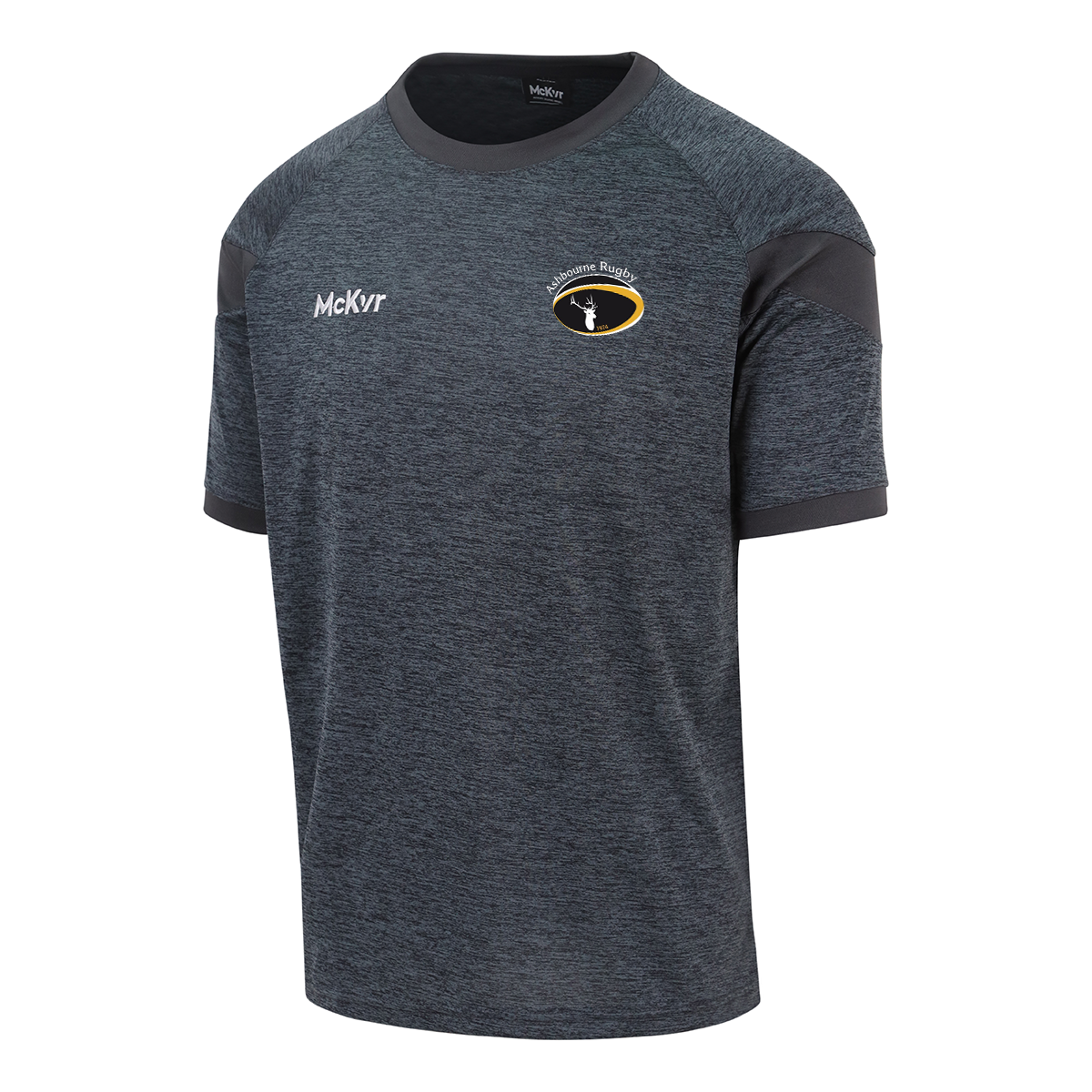 Mc Keever Ashbourne Rugby Core 22 T-Shirt - Adult - Charcoal