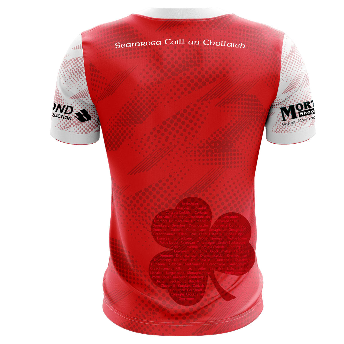 Mc Keever Bailieborough Shamrocks GAA Ladies Playing Jersey - Youth - Red
